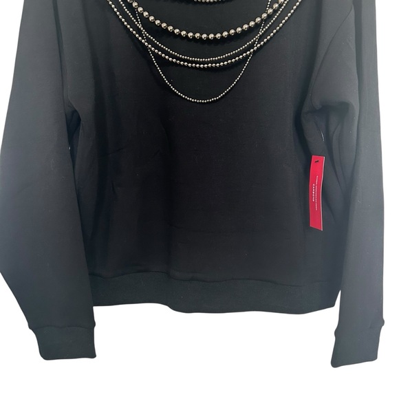 NWT Carbon38 Black Pearl Sweatshirt Sz L - Picture 6 of 10